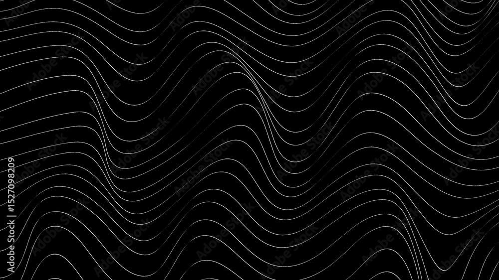 Poster wave pattern animation