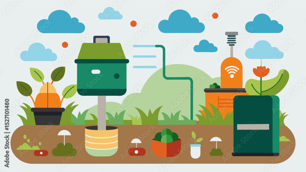 Poster a smart composting system that efficiently breaks down human waste into safe and usable compost for 