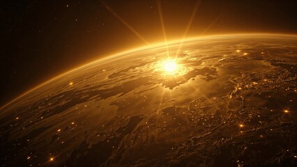 view of the planet, created by AI