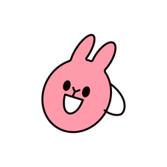 お面のアイコンイラスト