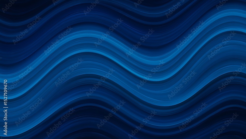 Poster abstract blue wave background dynamic curves and flowing lines