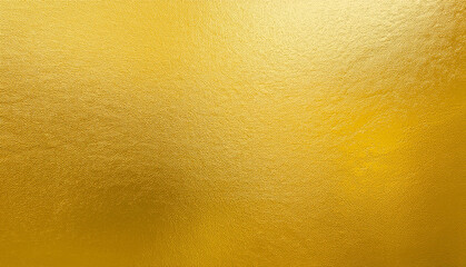 Close-up of a bright and reflective golden metallic surface