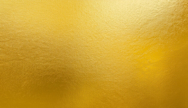 Close-up of a bright and reflective golden metallic surface