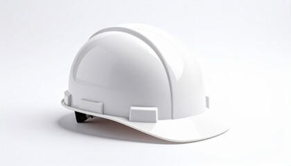 Fototapeta premium Construction Helmet white background 