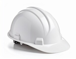 Construction Helmet white background 