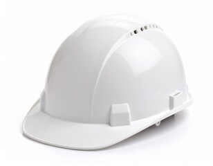 Construction Helmet white background 