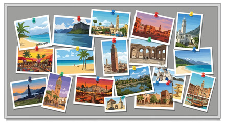 Mediterranean Travel Memories A Collage of Scenic Views