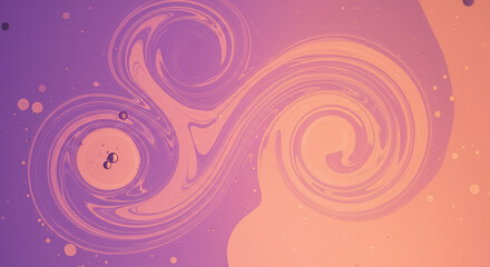Abstract Swirling Paint Texture Background - Pink and Purple