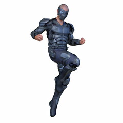 サイバーマン　3DCGレンダリング