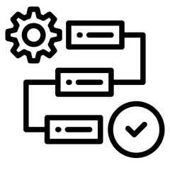 Execution icon in vector illustration