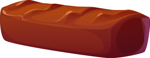 Chocolate bar or block, candy sweet dessert. Unwrapped chocolate bar, dark or milk choco dessert isolated cartoon vector piece. Sweet snack or confectionery product, nutritious and calorie rich candy