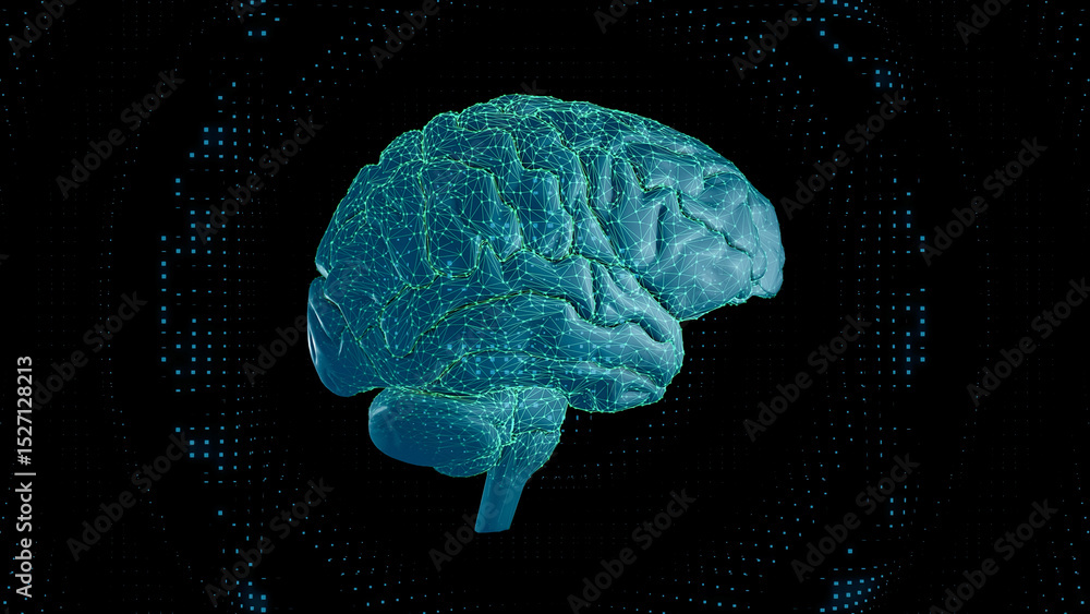Poster ai(artificial intelligence) concept visual