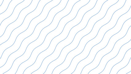 Elegant blue wavy diagonal line background.