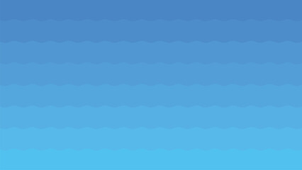 Blue gradient wavy line background.