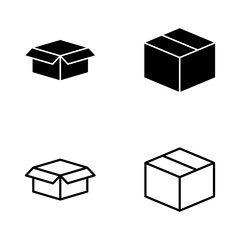 Box icon vector. box sign and symbol, parcel, package
