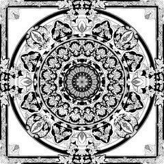 ornamental round frame
