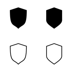 Shield icon vector. Protection icon. Security sign and symbol