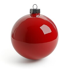Obraz premium Red Christmas Ornament (1)
