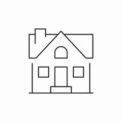 family home icon sign vector
