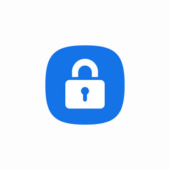 lock safety icon sign vector