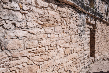 Coba Archeological site. Mexico, Dec. 2019. Tourists visiting and climbing the Nohoch Mul Pyramid, with its 42 meters tall, a Maya Temple probably built in between 500 to 900 AD. 