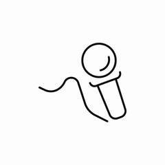 karaoke microphone icon sign vector