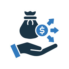 Expense mixed color icon