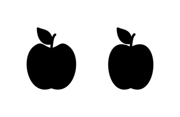 Apple icon vector illustration. Apple sign and symbols for web design.
