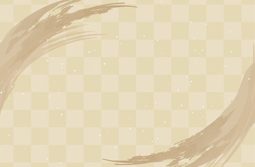 和風背景素材ベクターイラスト 金色 シック
