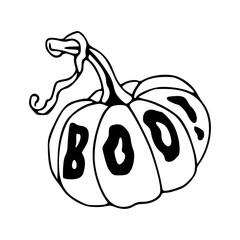 Halloween pumpkin with 