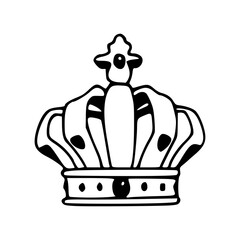 royal crown vector illustration
