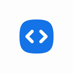 slide sides icon sign vector