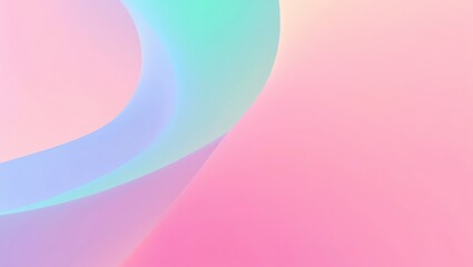 Abstract Pastel Swirls Dreamy Pink and Blue Gradient Background