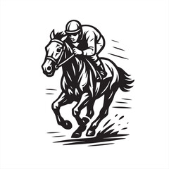 horse racing horse