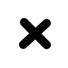 Check mark and cross icon big set vector illustration.