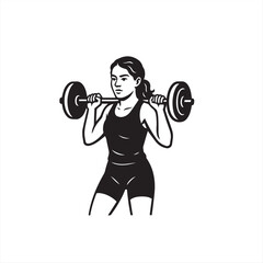 female weightlifter
