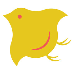 和柄の千鳥模様のアイコンイラスト