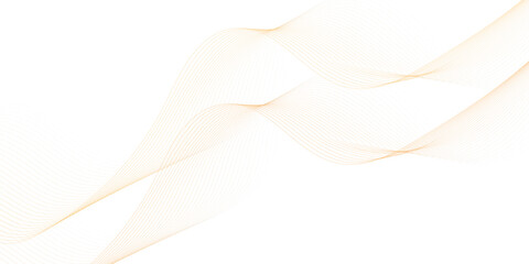 Abstract wave element for design. Digital frequency track equalizer. Stylized line art background. Vector illustration. Wave with lines created using blend tool. Curved wavy line, smooth stripe.