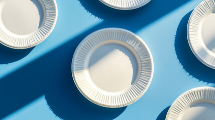 Stack of White Plates