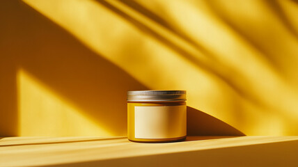 Jar with Yellow Background (Sunlight)