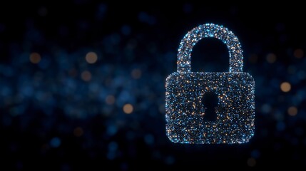 Cyber Security  Digital Lock  Data Protection  Network Safety