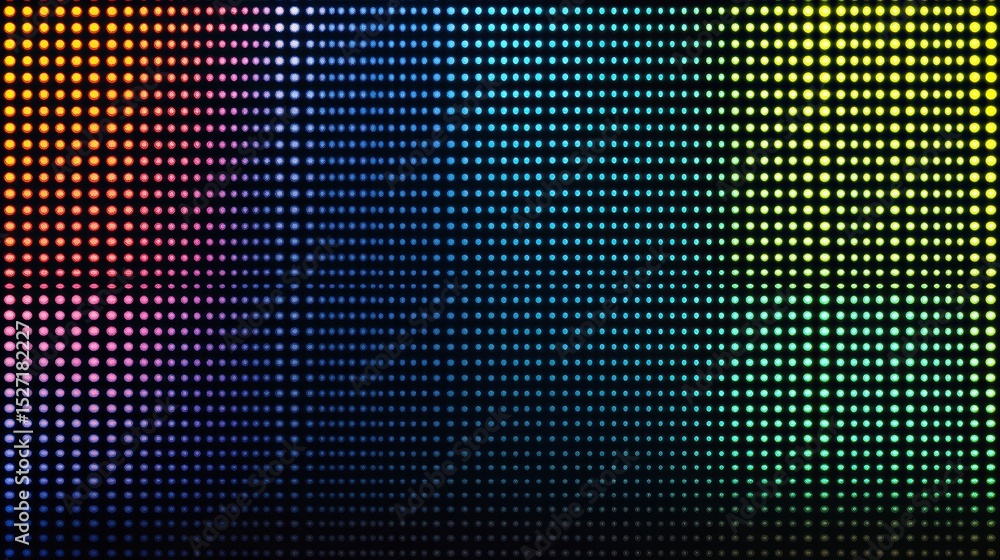 Canvas Prints abstract colorful pixelated rainbow pattern background.