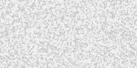 Obraz premium Vector geometric seamless white, gray cube square low polygon texture wallpaper. abstract surface creative diamond pattern corporate. white and gray polygon Mosaic triangle overlap texture background.
