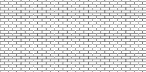 Obraz premium Vector empty stucco masonry pavement floor and wall limestone brickwork concrete texture. Urban white, black line cement rough row wallpaper abstract background. 