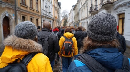 Group tours balance convenience with socializing, as travelers follow guides through curated journeys.
