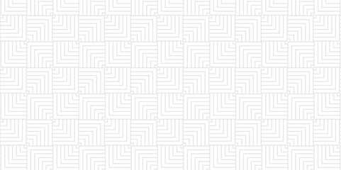 Fototapeta premium seamless abstract white and gray square stripe line overlap triangle fabric textile lapping design.