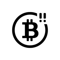 Obraz premium Bitcoin with vertical bars representing financial tracking, analytics, or digital asset performance monitoring