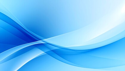 Abstract Blue Wave Design: Serene and Elegant Background