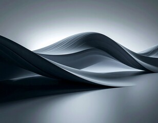 abstract black wave background 黒の波のグラフィック