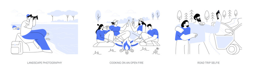 Holiday activities isolated cartoon vector illustrations se © Visual Generation